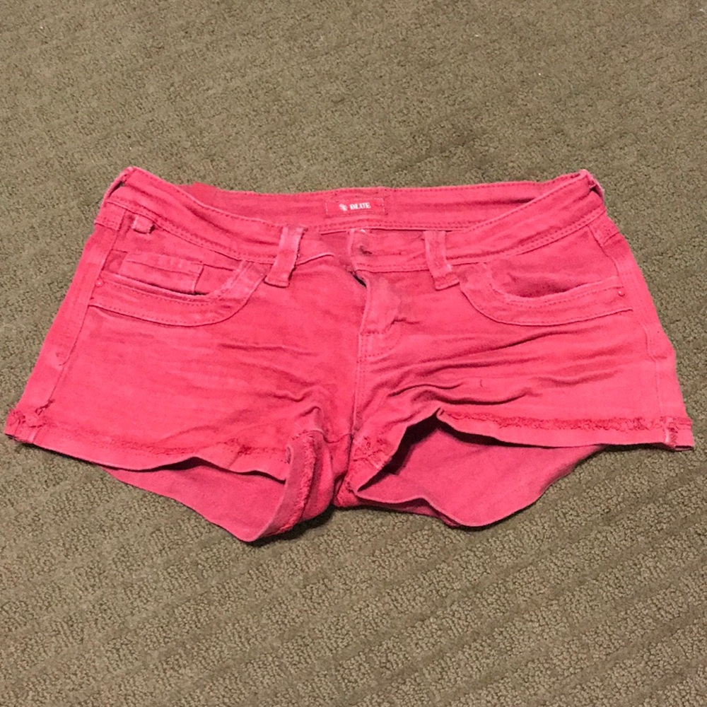 Red shorts